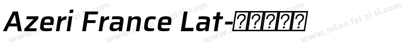 Azeri France Lat字体转换